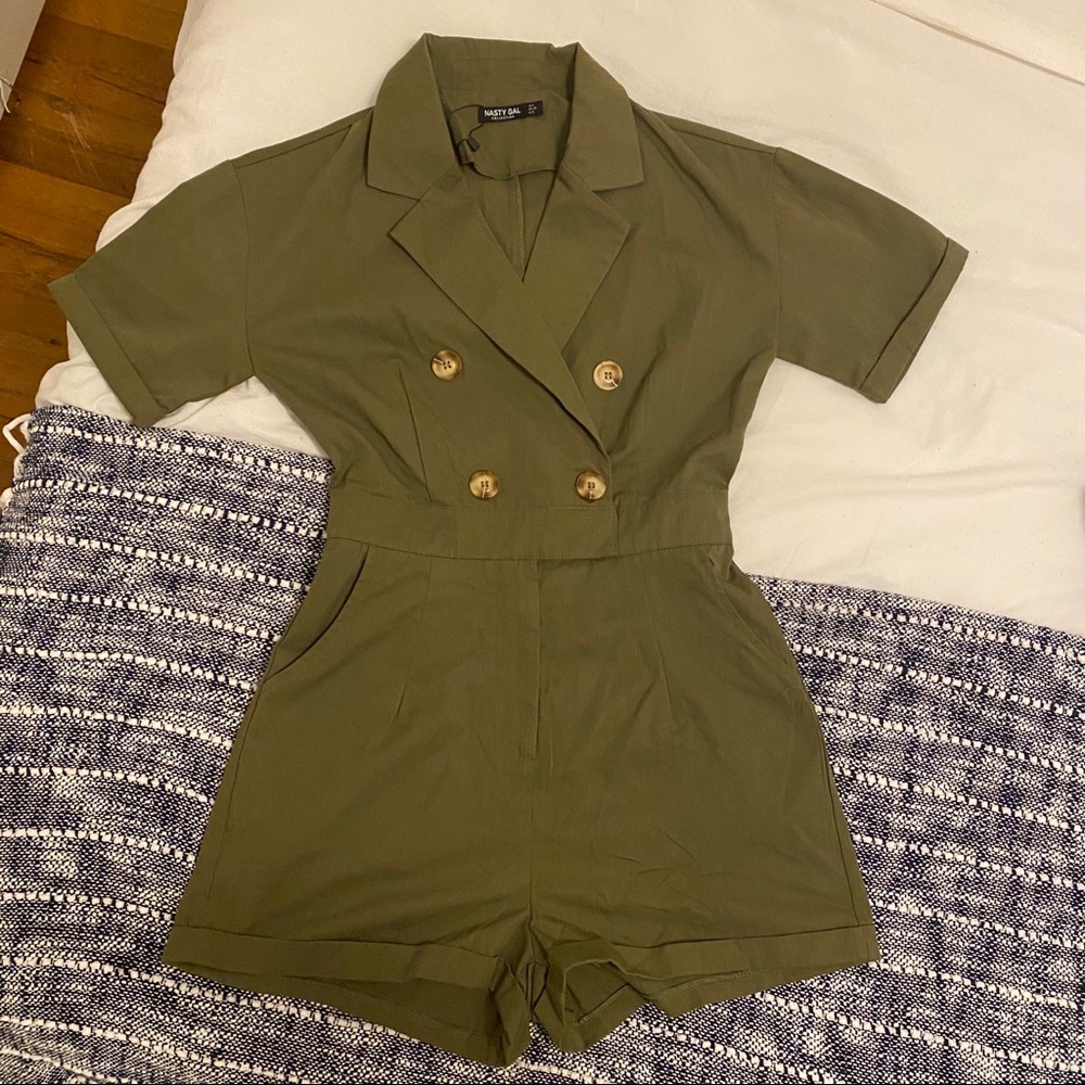 NastyGal Safari Playsuit